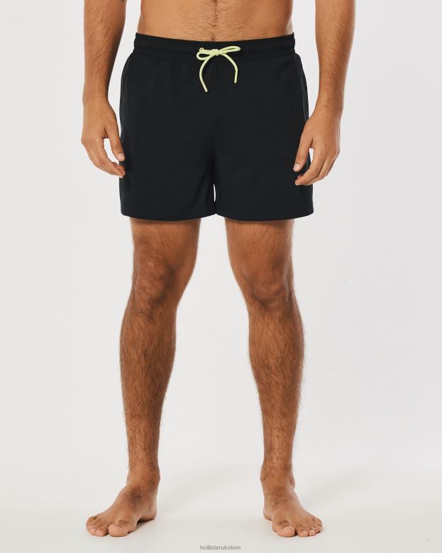 Bottoms Hollister Men Gilly Hicks Swim Trunks 5\\ 488201401 Black